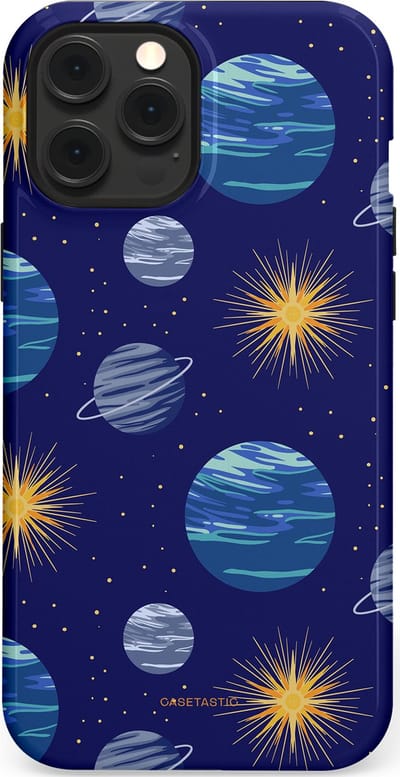 Casetastic Hoesje Geschikt voor Apple iPhone 12 Pro Max Magsafe - Stijlvolle Beschermende Duo-layer Case - Stralende ster