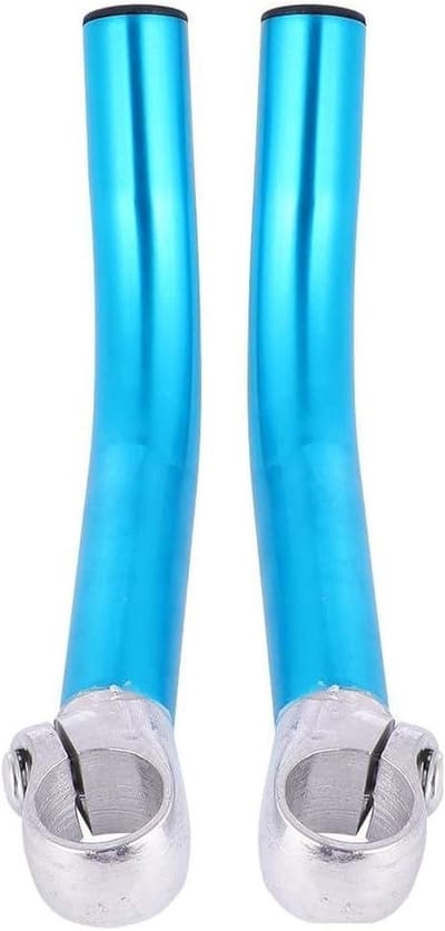 Metalen Fietsstuur - Mountainbike Stuur - Betere Controle - Antislip Grip - 16.5 cm - Blauw