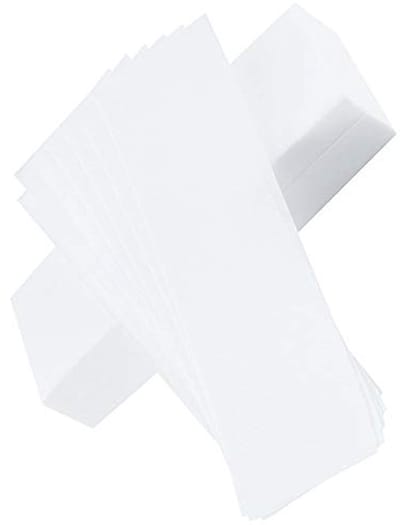 100 Pcs Wax Strips voor Ontharing van Armen, Benen, Lippen en Wenkbrauwen