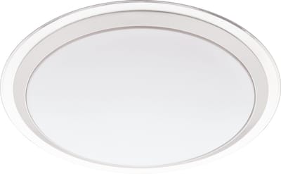 EGLO Connect Competa-C - Wand/Plafondlamp - Wit en gekleurd licht - Ø430 - Wit/Zilver