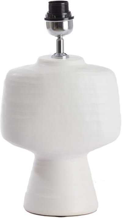 Light & Living Tafellamp Gandoro Keramiek, 39cm (excl. kap) - Wit