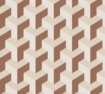 RETRO BEHANG | Geografisch - Créme Rood Goud - Living Walls Daniel Hechter 7