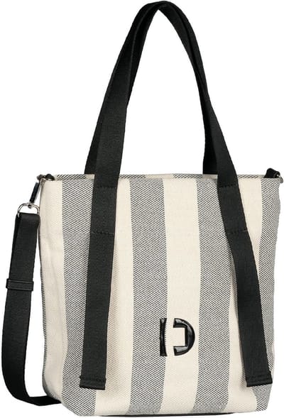 TOM TAILOR schoudertas handtas Jett Crossover Bag Stripes Black veelkleurig