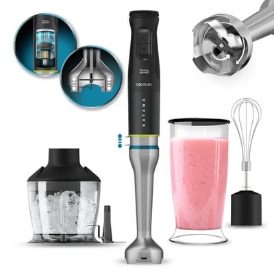 Cecotec Katana 15 TotalDestroy Chop B 0,8 l Staafmixer 1500 W Zwart