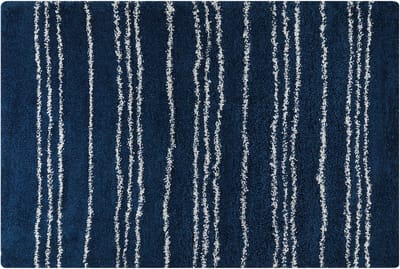 TASHIR - Shaggy tapijt - Blauw - 200 x 300 cm - Polypropyleen