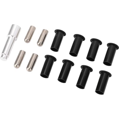 13-delige Deurrubber Verwijderingsgereedschap Roestvrij Deurscharnier Bussen Set voor Wrangler JK JKU JL JLU black
