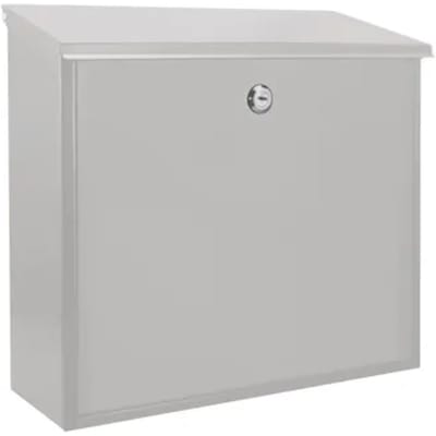 Sencys Wandbrievenbus 50 - Staal En Aluminium - Zilver - 36x36,5x10cm