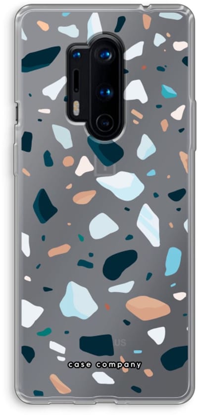 Case Company® - Hoesje geschikt voor OnePlus 8 Pro hoesje - Terrazzo N°13 - Soft Cover Telefoonhoesje - Bescherming aan alle Kanten en Schermrand
