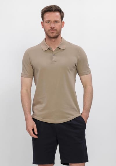 STEFANO LAURAN Polo Bjorn Heren - Polo shirt - Beige - Maat L