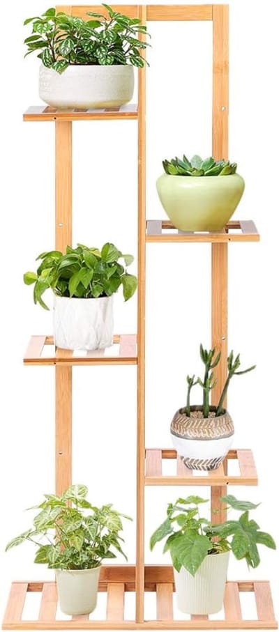 DailySupplies® Plantentafel - Plantenrek Buiten - Plantensteun - Plantenstandaard - Hout