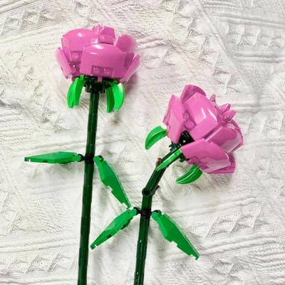 Eeuwig Boeket Tulp Bloem Bouwsteen 3D Sierplant Potplant Assemblage Blokken Valentijn Kind Cadeaus NO BOX