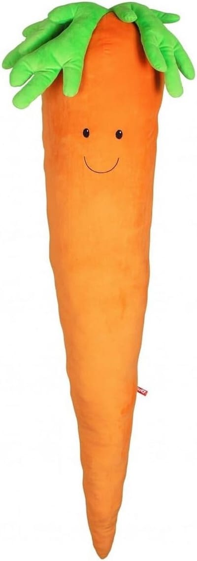 Wortel Pluche Speelgoed - Grote Knuffel - Knuffelen en Ontspannen - Gemaakt in Europa - 190 cm - Multicolor