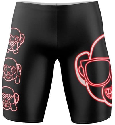 Otso Emoji Monkey Neon Jammer Zwart S Man