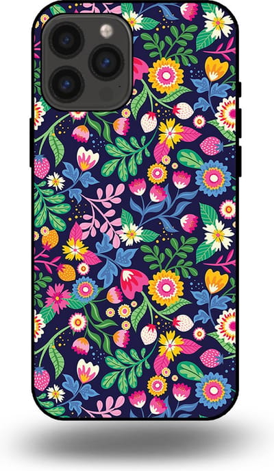 Smartphonica Telefoonhoesje geschikt voor iPhone 13 Pro Max met bloemen opdruk - TPU backcover case flower design geschikt voor iPhone 13 Pro Max