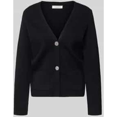 Loose fit gebreid jack met V-hals