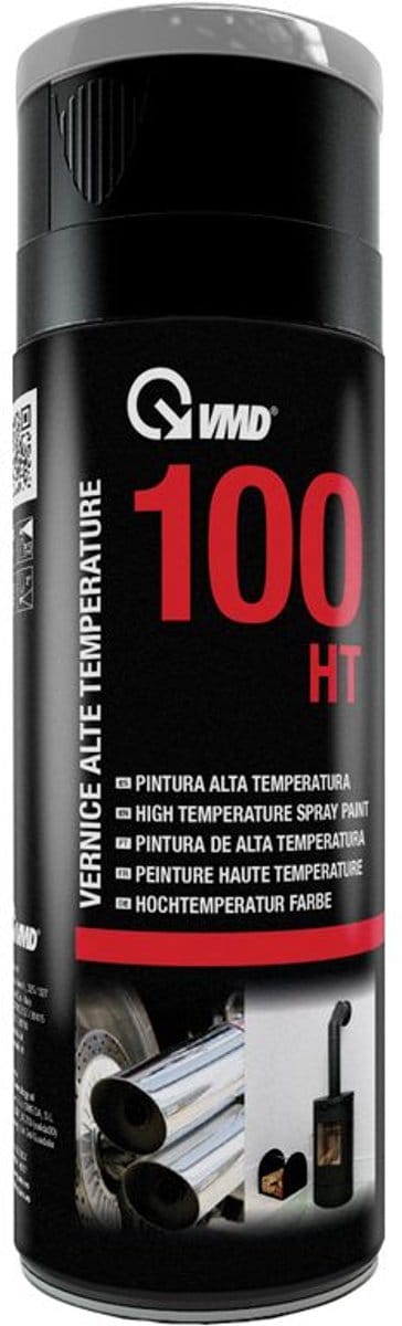Hittebestendige Sprayverf - 400ml - Tot 600°C - Siliconenhars Basis - Hoge Dekking - Voor Kachels Uitlaten Motoronderdelen Barbecues - Aluminiumkleur [17300HT-AL]