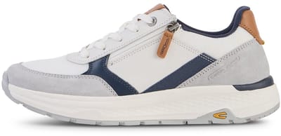 camel active Sneaker met zijrits - Maat menswear-41 - Wit
