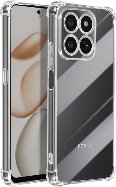 Mayaxess, Hoesje geschikt voor Honor 400 Smart - Dunne Bumper Siliconen, Transparant