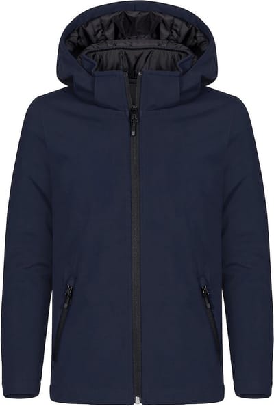 Clique Padded Hoody Softshell Junior 0200906 - Dark Navy - 110-120