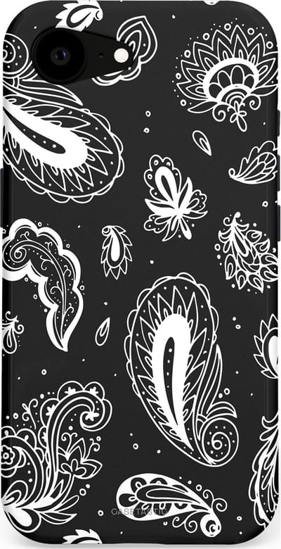 Casetastic Hoesje Geschikt voor Apple iPhone 16e Magsafe - Stijlvolle Beschermende Duo-layer Case - Paisley pracht