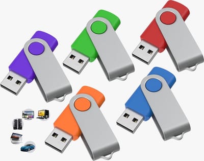 USB stick 16GB- usb geheugensticks 5 stuks - geheugenkaart -geheugenstick usb - computer accessoires -Veelkleurig 16GB USB 2.0-sticks Gegevensopslag - Draagbare -multi colours --Geheugen USB-flashstations PC/Mac/Auto/Laptop Compatibel met - 5 stuks