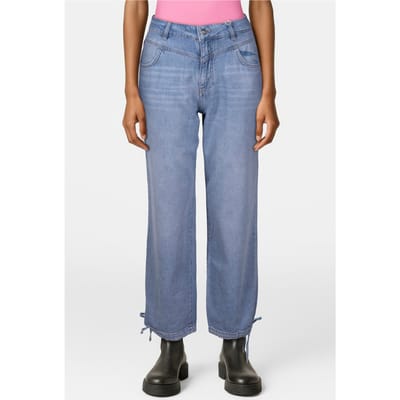 Rich & Royal Slouchy Light Blue Denim Organic Recycled Denim Blue Size: W26L32 | Straight Outlet | Dames | Blauw