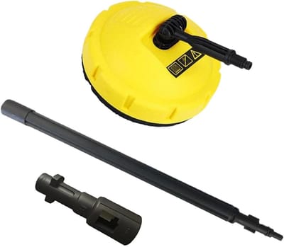 Drukreiniger Oppervlakte - Terrasreiniger Vloer - Buiten Reinigen - Krachtige Waterdruk - 40 x 25 x 10 cm - Zwart