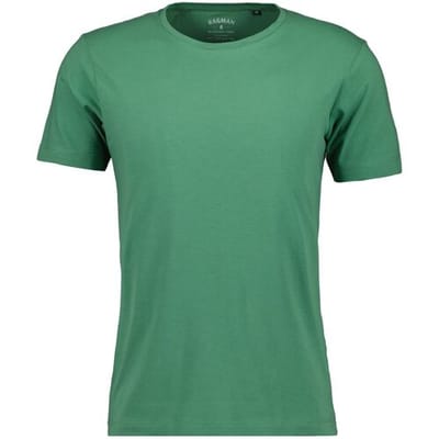 Ragman T-Shirt Uni Cotton Jersey Make My Day Shirt Grasgroen / male