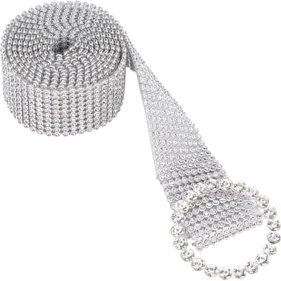 Decoratieve Riemen voor Dames met Glanzende Diamanten en Zonnereflexie - Perfecte Accessoires voor Feestjes en Evenementen