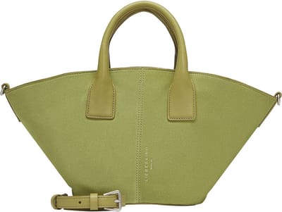 LIEBESKIND BERLIN Schoudertas Handtas Mica Promo Suede Shopper Thyme Groene