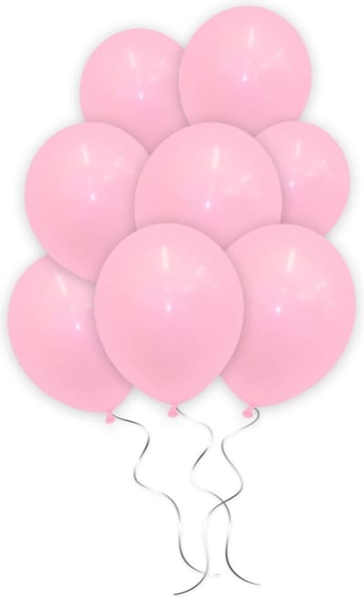 LUQ - Luxe Roze Helium Ballonnen - 50 stuks - Verjaardag Versiering - Decoratie - Feest Latex Ballon Roze - Gender Reveal