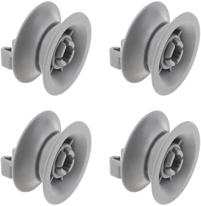 Allecto - Vervangende Wielen - Wielen voor Vaatwasser - Duurzame Rollen - 4 Stuks - Voor Top Rack - Geschikt voor Bosch Vaatwassers - Hoogwaardige