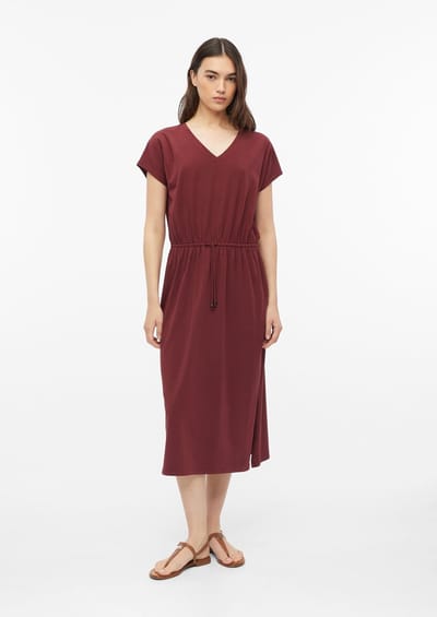 relaxed fit vrijetijdsjurk van katoenmix