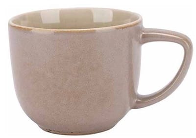 Cosy & Trendy Koffiekopje Forest Sand Creme - Set van 4 170 ml - Aardewerk - Vaatwasser- & Magnetronbestendig