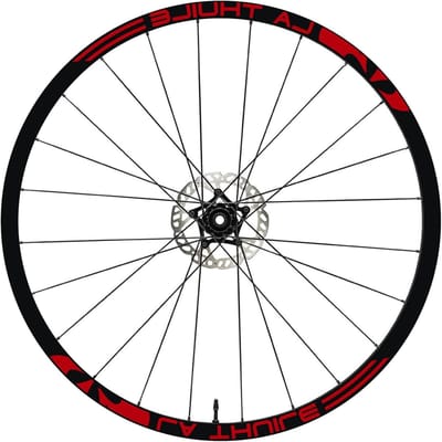 Fiets Velg Stickers - Wiel Decals - Fiets Personaliseren - UV Waterbestendig - Complete Set - Rood