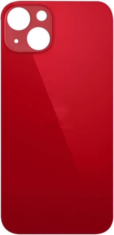 Voor iPhone 13 Batterij Cover Achterkant Behuizing Rood