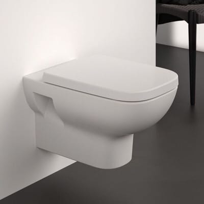 Ideal Standard life A wall-hung WC angular without flush rim T452301