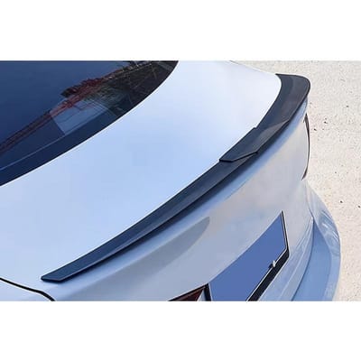 Aileron arrière universel pour modification de voiture, sans perçage, réglable en trois étapes, adhésif, adapté pour berline et coupé, aileron d'air fixe noir