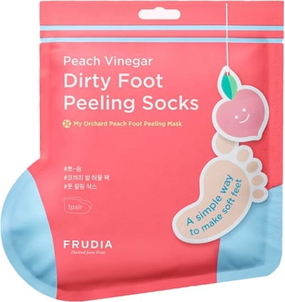 Frudia, Mon Verger, Vinaigre, Gommage, Masque Pieds en Feuille, 40 g