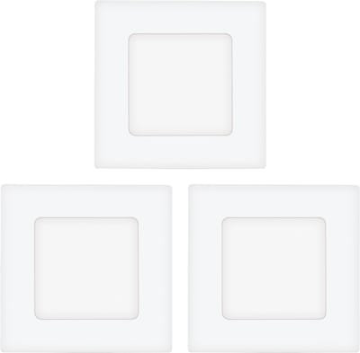 EGLO Fueva 1 - Inbouwspotje - LED - 85x85mm. - Wit - Set 3 Spots