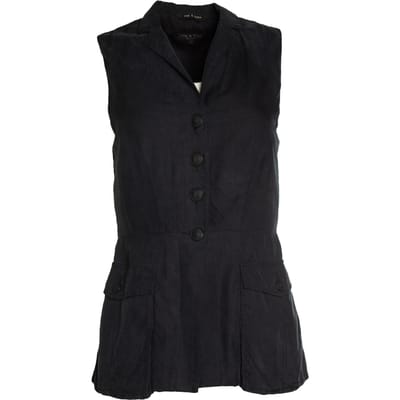 Rag & Bone, Lange vest in blauw