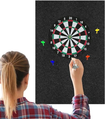 Dartbord Muurbeschermer - Dart Surround Paneel - Muren Beschermen - Modulair Tegelontwerp - 60x90CM - Meerkleurig