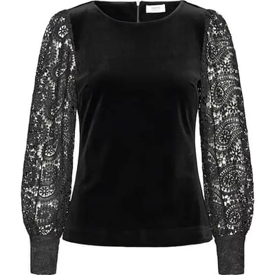 b.young - BYSOVELVET BLOUSE - Dames - Blouses