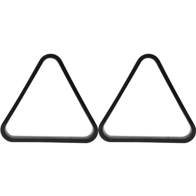 2 STUKS Plastic Professionele Biljart Driehoekig Frame Snooker Ballen Rek Sportbenodigdheden AccessoiresAmerikaans black