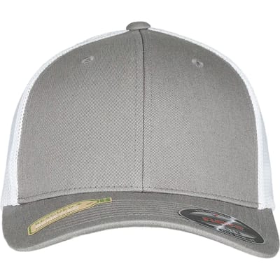 Urban Classics - Trucker Recycled Mesh Flexfit pet - L/XL - Grijs/Wit