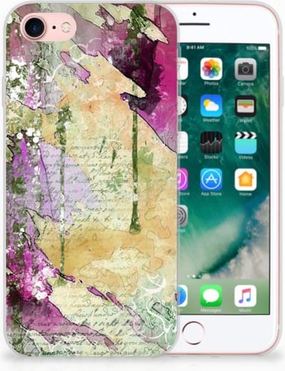 Hoesje maken iPhone SE 2022 | SE 2020 | 8 | 7 Letter Painting