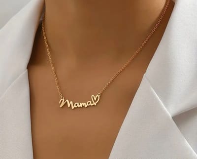 Akyol - mama ketting - cadeau voor mama - moeder zoon - moeder zoon ketting - moederdag - ketting voor moeder - moeder en zoon ketting - mama ik hou van je - beste moeder - bedankt moeder - liefste stiefmoeder - bonus mama - bonusmoeder