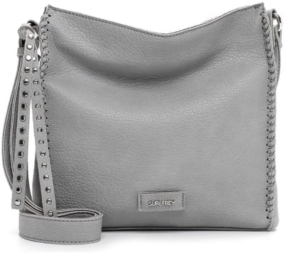 SURI FREY Schoudertas Franzy Crossover Bag Lightgrey Lichtgrijs