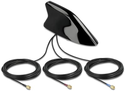 Delock Shark Fin Antenna with LTE + WLAN + GNSS multiband