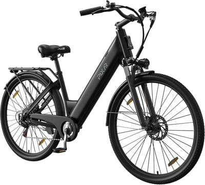 Galaxy C1 Elektrische Fiets 27.5 Inch - 36V 13Ah Accu - Shimano 7 Versnellingen - 250W Borstelloze Motor - Actieradius 40-50 km - Verende Voorvork - Mechanische Schijfremmen - LCD Display - Voor- en Achterlicht-zwart